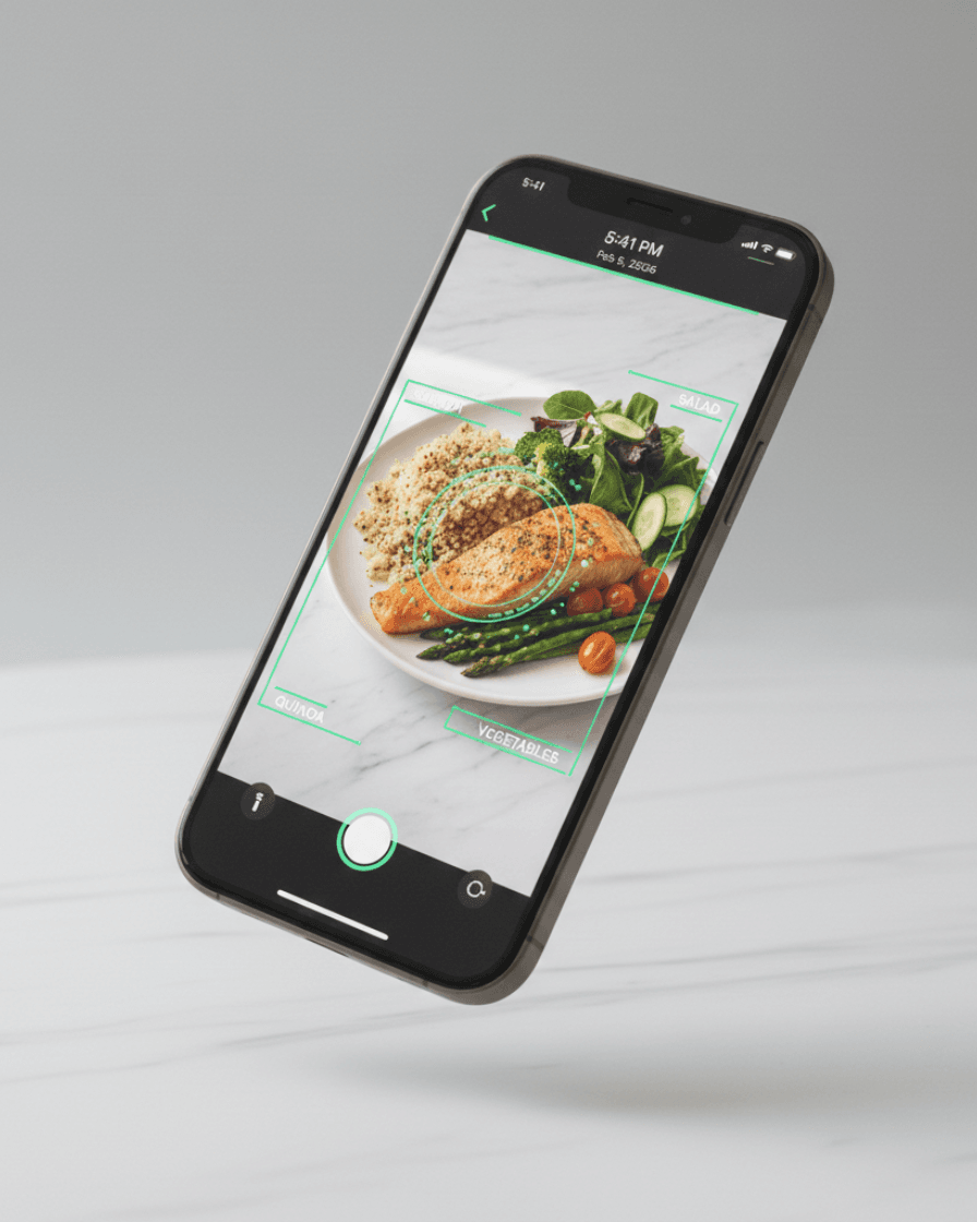 AI scanning and recognizing food items